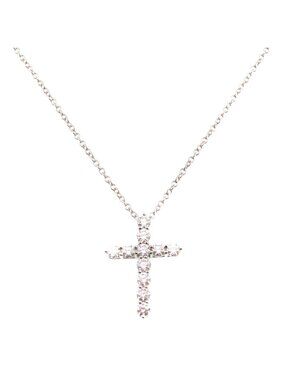 Tiffany & Co Small Cross Necklace Diamond
